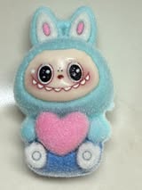 27mm Fluffy Labubu pendant charms