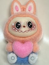 27mm Fluffy Labubu pendant charms