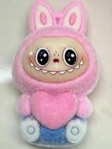 27mm Fluffy Labubu pendant charms