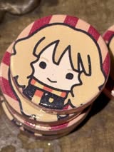 Acrylic double-sided focal bead