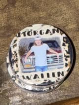 Acrylic double-sided focal bead