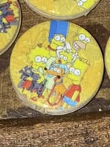 Acrylic double-sided focal bead