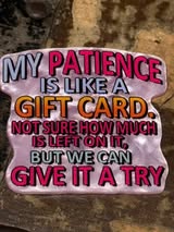 Badge reel acrylics new 12/14/2025