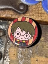 Acrylic double-sided focal bead