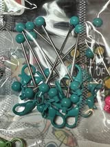 Beadable keychain bar single o-ring with lobster claw.