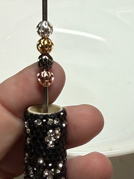 6mm cage metal beads that fit pens