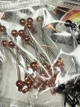 Beadable keychain bar single o-ring with lobster claw.