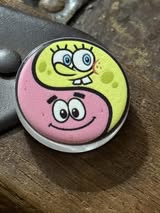 Acrylic double-sided focal bead