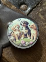 Acrylic double-sided focal bead