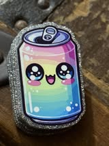 badge reel glitter acrylics new 12/22/25, 12/27/25, 1/2/26