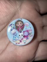 Acrylic double-sided focal bead