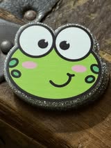 badge reel glitter acrylics new 12/22/25, 12/27/25, 1/2/26