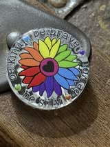 Acrylic double-sided focal bead