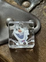 Acrylic double-sided focal bead