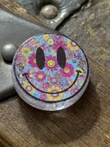 Acrylic double-sided focal bead