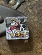 Acrylic double-sided focal bead