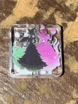 Acrylic double-sided focal bead