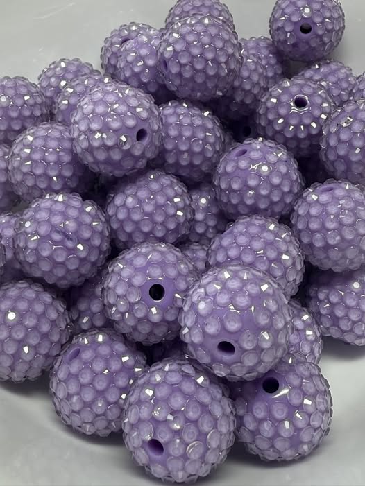 20mm acrylic rhinestone beads