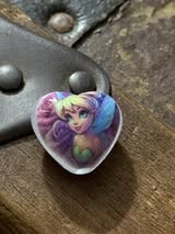 Acrylic double-sided focal bead