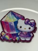 badge reel glitter acrylics new 12/22/25, 12/27/25, 1/2/26