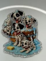 badge reel glitter acrylics new 12/22/25, 12/27/25, 1/2/26