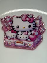 badge reel glitter acrylics new 12/22/25, 12/27/25, 1/2/26