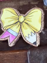 badge reel glitter acrylics new 12/22/25, 12/27/25, 1/2/26