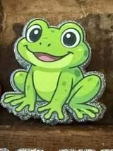 badge reel glitter acrylics new 12/22/25, 12/27/25, 1/2/26