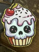 badge reel glitter acrylics new 12/22/25, 12/27/25, 1/2/26