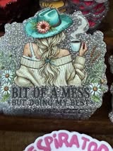 badge reel glitter acrylics new 12/22/25, 12/27/25, 1/2/26