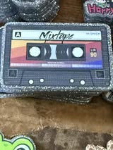 badge reel glitter acrylics new 12/22/25, 12/27/25, 1/2/26