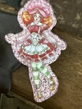 badge reel glitter acrylics new 12/22/25, 12/27/25, 1/2/26