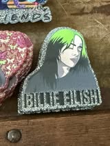 badge reel glitter acrylics new 12/22/25, 12/27/25, 1/2/26