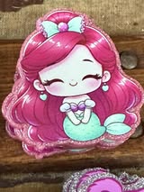 badge reel glitter acrylics new 12/22/25, 12/27/25, 1/2/26