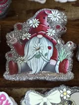 badge reel glitter acrylics new 12/22/25, 12/27/25, 1/2/26