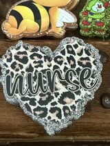 badge reel glitter acrylics new 12/22/25, 12/27/25, 1/2/26