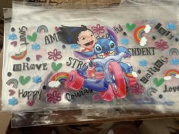 DTF waterproof stickers and cup wraps