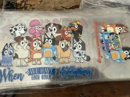 DTF waterproof stickers and cup wraps