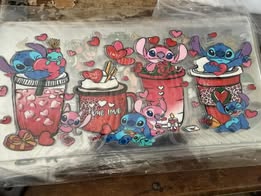 DTF waterproof stickers and cup wraps