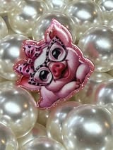 Acrylic focals double-sided bead