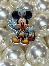 Acrylic focals double-sided bead