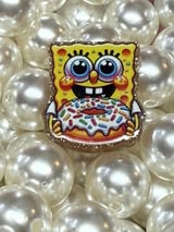 Acrylic focals double-sided bead