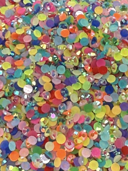 3mm acrylic rhinestones with ab coating