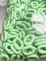 19mm silicone coated acrylic chain links