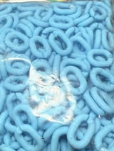 19mm silicone coated acrylic chain links