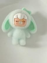 44mm Nancy bubble girl adorable bunnies beads