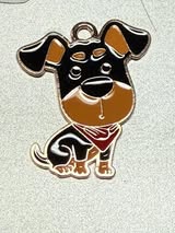 Enamel paint and metal pendant charms