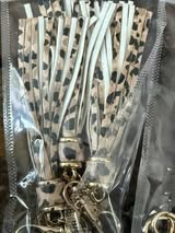 4.5" faux leather tassels