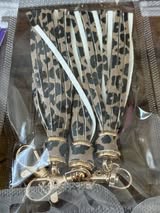 4.5" faux leather tassels