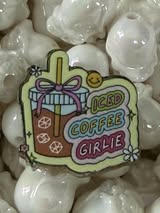 Acrylic focals double-sided bead
